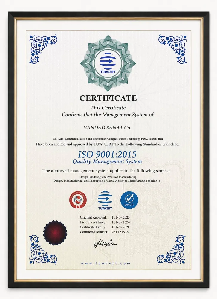 دریافت ISO 9001