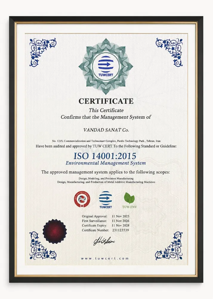 دریافت ISO 14001